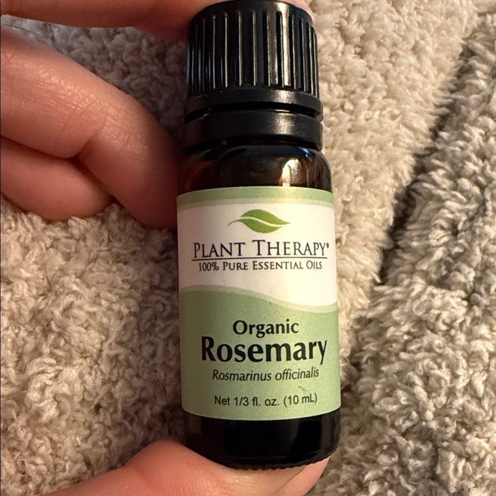 Plant Therapy Organic Rosemary 100% Pure Essential Oil 1/3 fl oz 10 ml